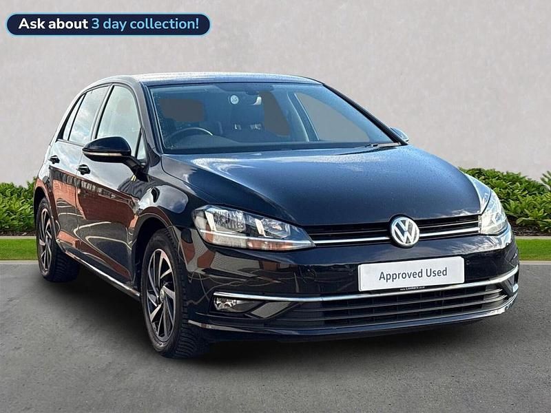 Black Used 2019 VW Golf VII Match Hatchback | £14,744 (Fair price) - Image 1/4