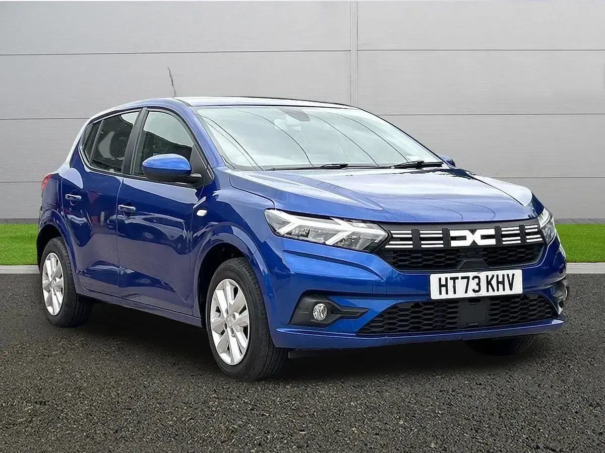 Used Dacia Sandero Expression 100 HP (73 kW) 2023 Blue Hatchback