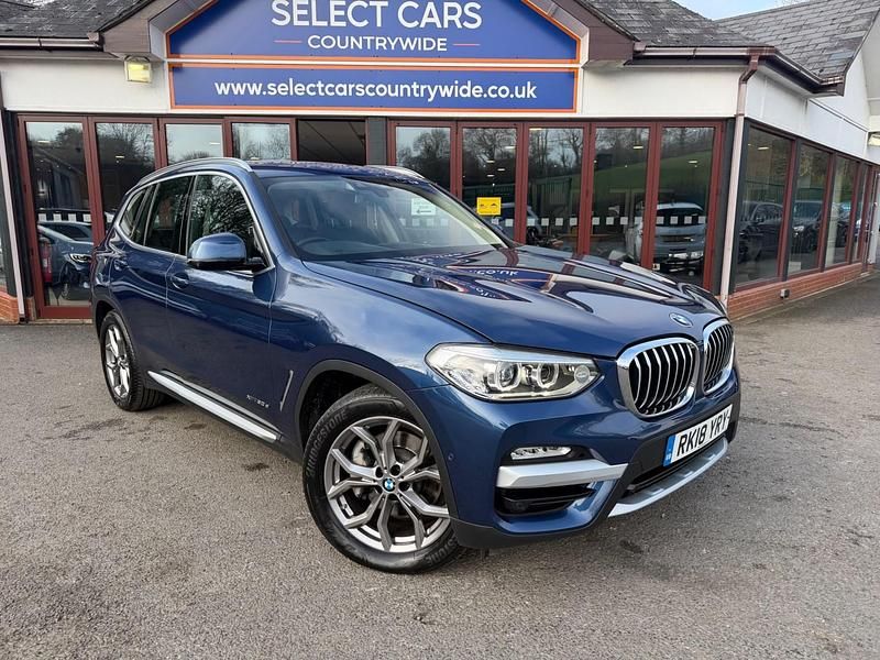 Used BMW X3 Sport Line 265 HP (194 kW) 2018 Blue SUV