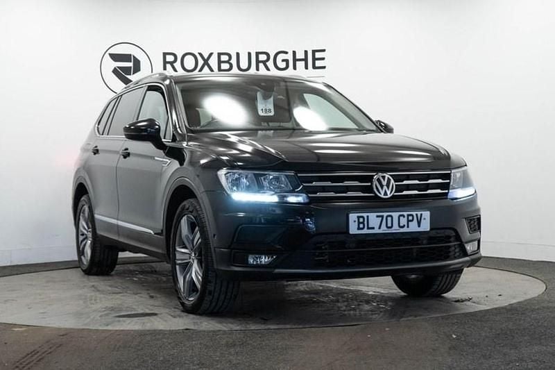 Black Used 2020 VW Tiguan Allspace Match SUV | £18,220 (Good price) - Image 1/1