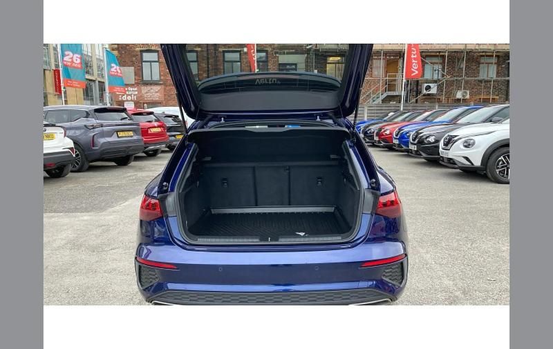 Used Audi A3 S-Line 110 HP (80 kW) 2023 Blue Sedan