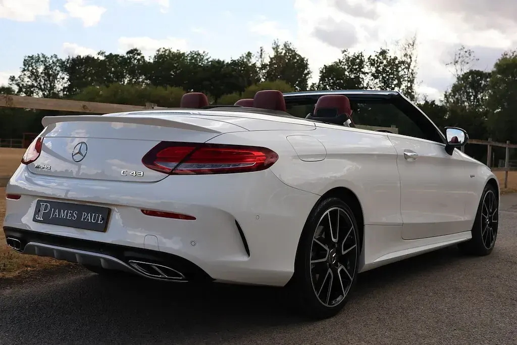 Used Mercedes C43 AMG Premium Plus 361 HP (265 kW) 2017 White Cabriolet
