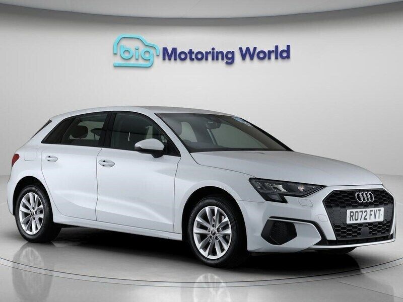 White Used 2022 Audi A3 Sportback Hatchback | £17,500 (Fair price) - Image 1/4