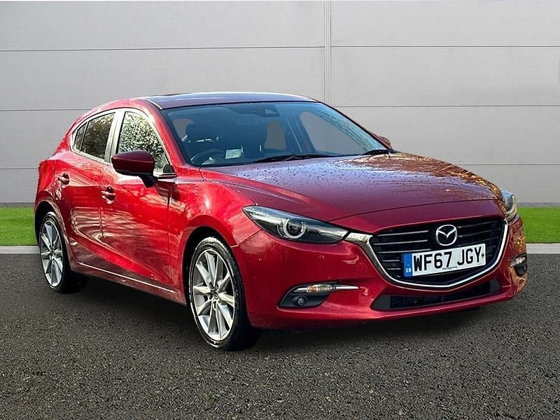 Red Used 2017 Mazda 3 Inclusive Hatchback | £11,995 (Expensive) - Image 1/4
