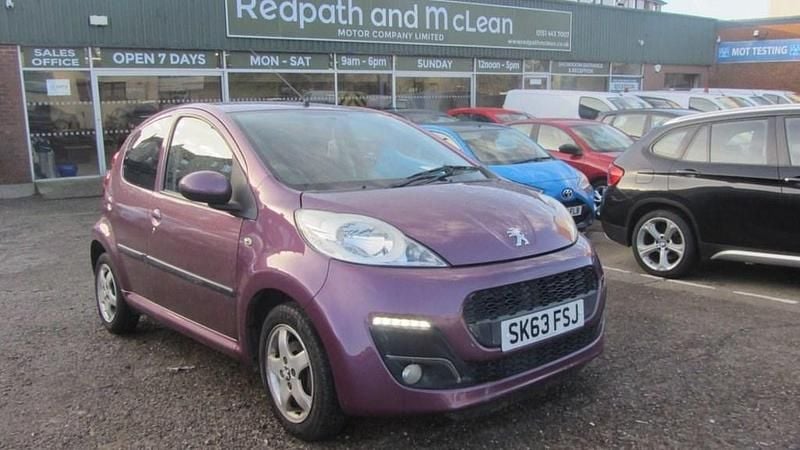 Purple Used 2013 Peugeot 107 Allure Hatchback | £3,495 (Fair price) - Image 1/4