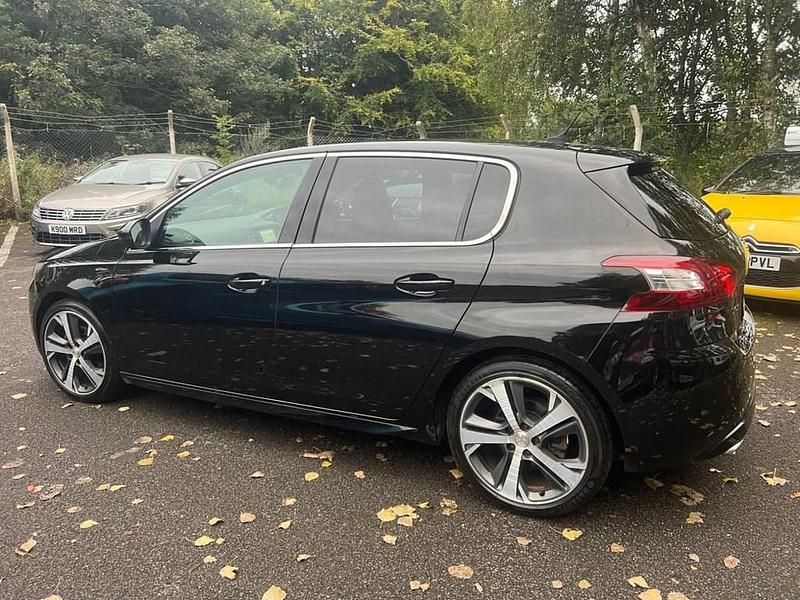 Used Peugeot 308 GT-line 130 HP (95 kW) 2017 Black Hatchback