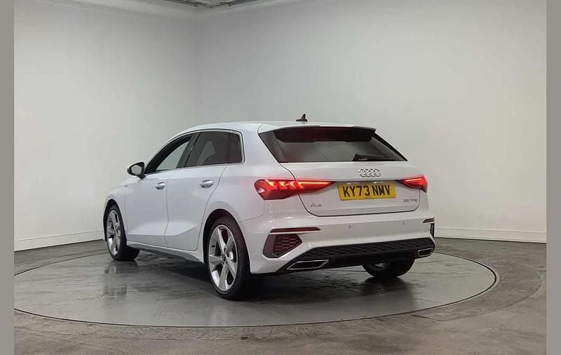 Used Audi A3 S-Line 147 HP (108 kW) 2023 White Hatchback