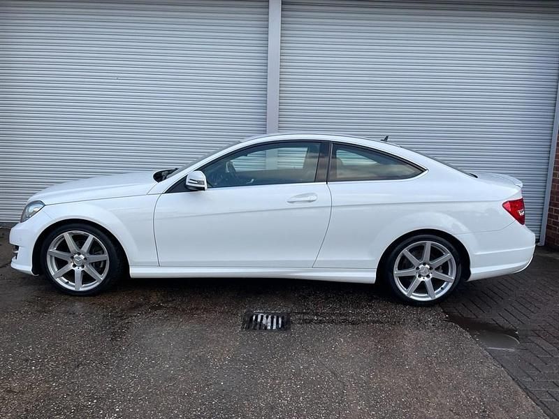 Used Mercedes C220 AMG 2014 White Coupe