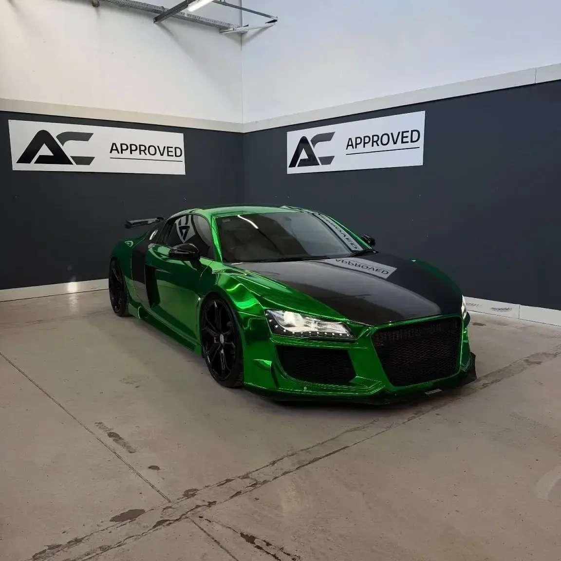 Begagnad Audi R8 Coupé Performance 2008 Grön Sportkupé