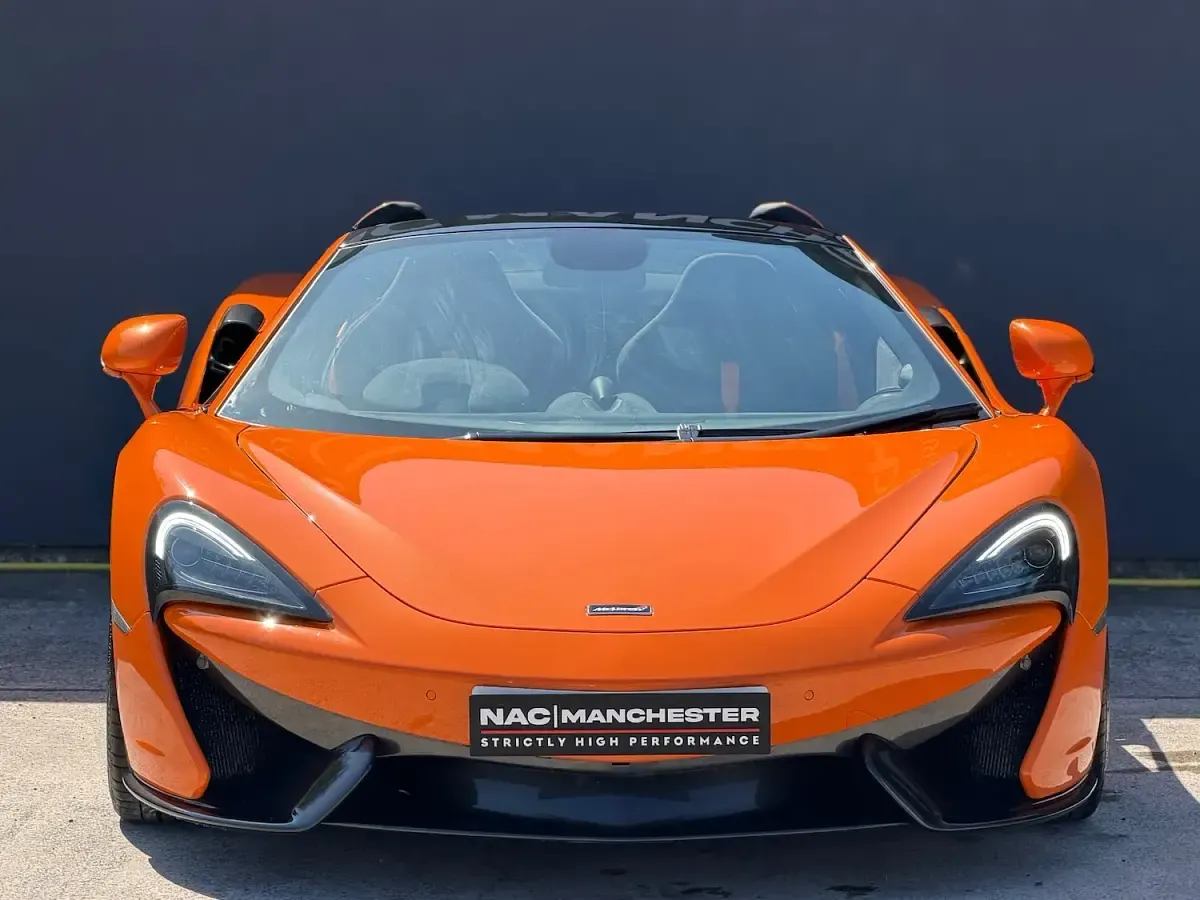 Used McLaren 570S 570 HP (419 kW) 2017 Orange Cabriolet