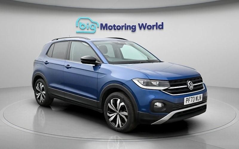 Used VW T-Cross Black Edition 110 HP (80 kW) 2023 Blue SUV