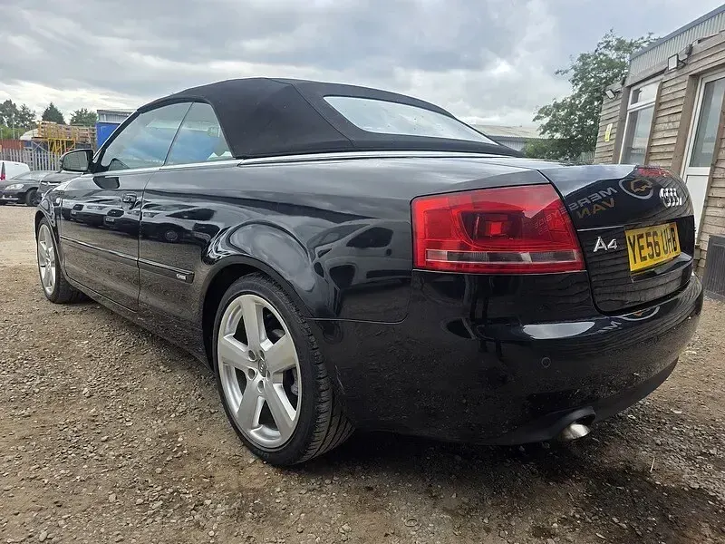 Used Audi A4 Cabriolet S-Line 2006 Black Cabriolet