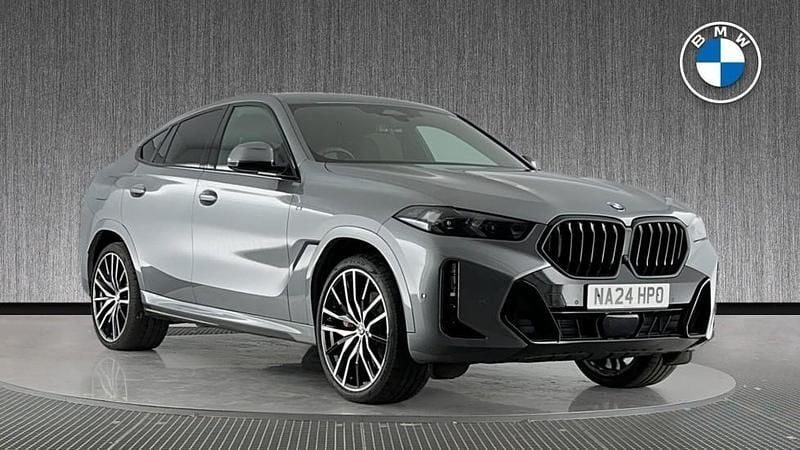 Grey Used 2024 BMW X6 M Sport SUV | £58,499 (Expensive) - Image 1/4