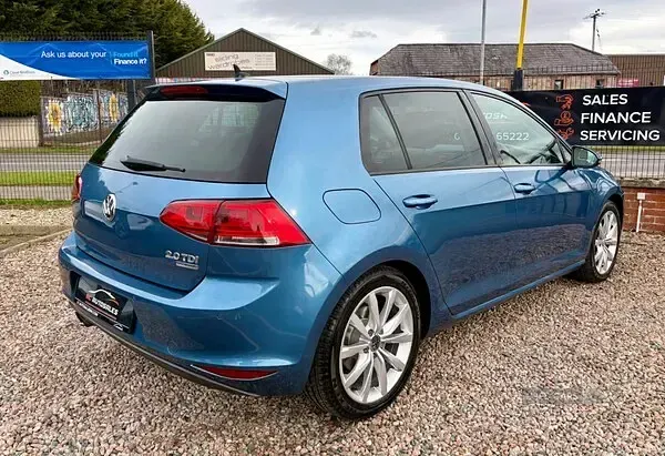 Used VW Golf VII GT 150 HP (110 kW) 2014 Blue Hatchback