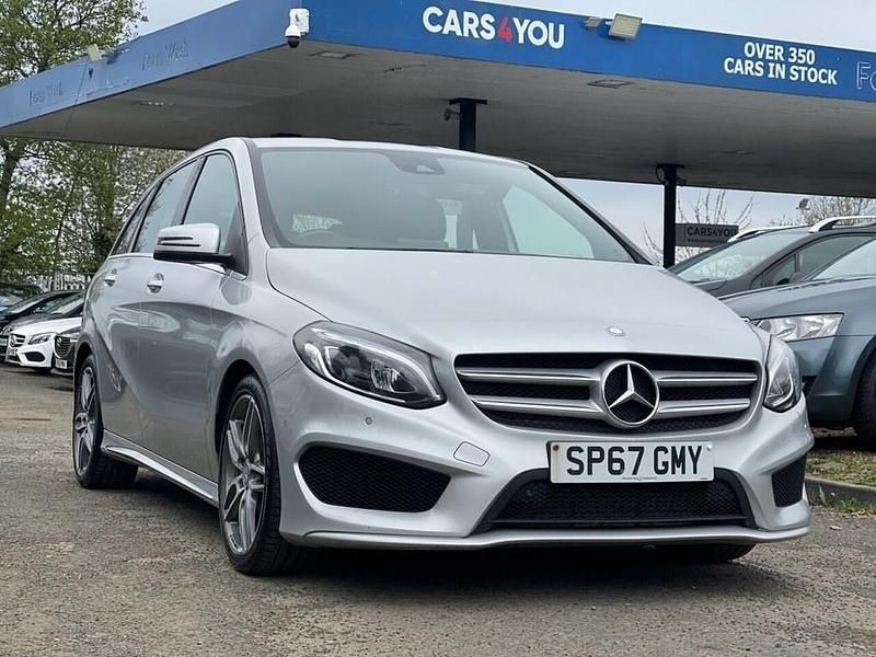 Used Mercedes B200 AMG line 136 HP (100 kW) 2017 Silver MPV