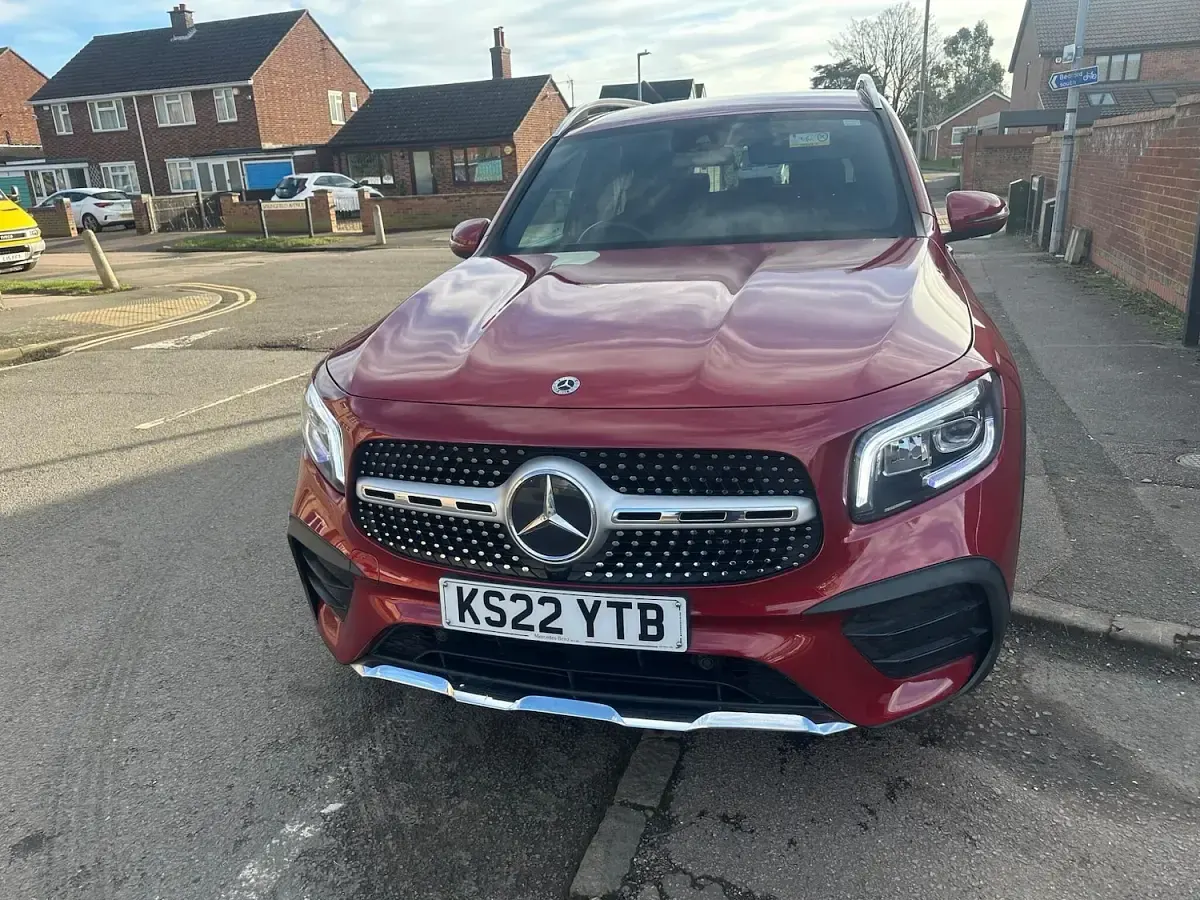 Used Mercedes GLB200 AMG line 163 HP (119 kW) 2022 Red SUV
