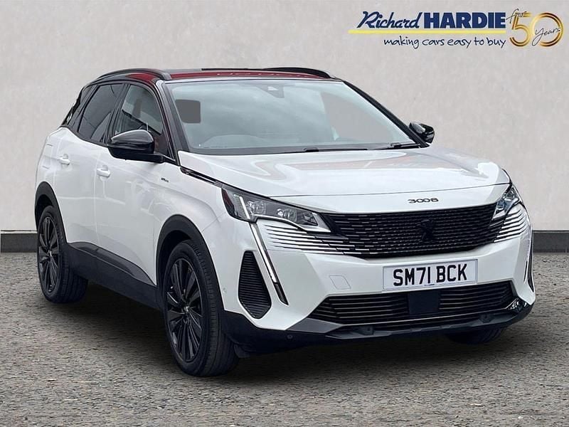 White Used 2022 Peugeot 3008 GTi Hatchback | £19,799 (Fair price) - Image 1/4