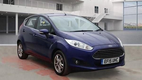 Used Ford Fiesta Zetec 2015 Blue Hatchback