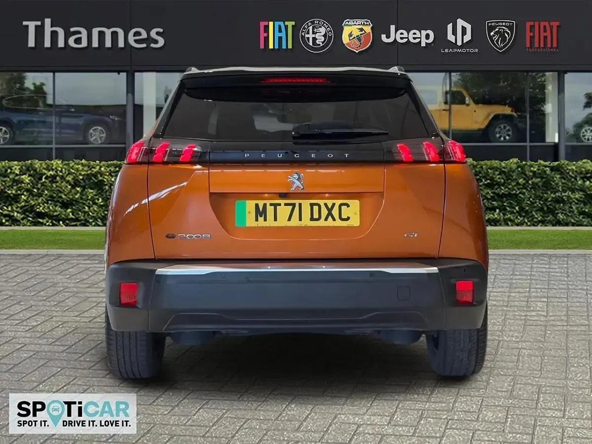 Used Peugeot e-2008 GT 98 kW (134 HP) 2021 Orange SUV
