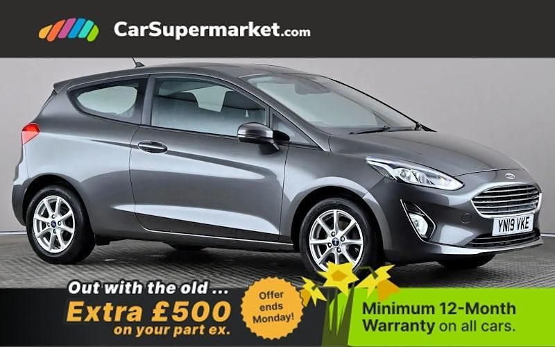 Used Ford Fiesta Zetec 86 HP (63 kW) 2019 Grey Hatchback