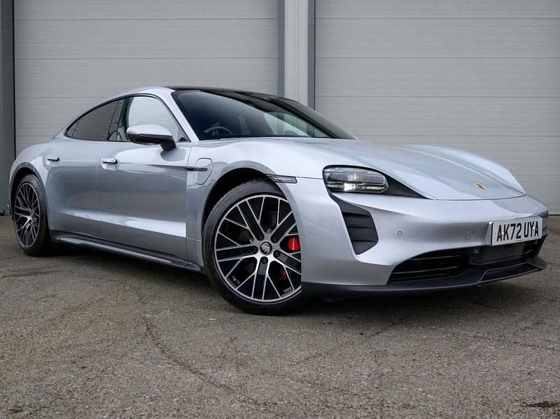 Used Porsche Taycan Performance Package 419 kW (571 HP) 2022 Silver Sedan