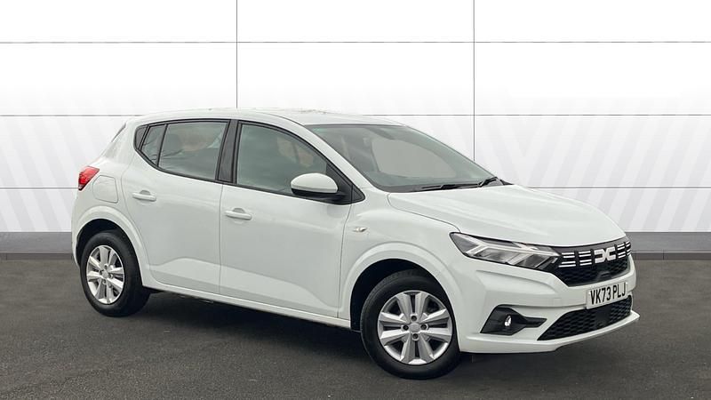 White Used 2023 Dacia Sandero Expression Hatchback | £11,545 (Fair price) - Image 1/3