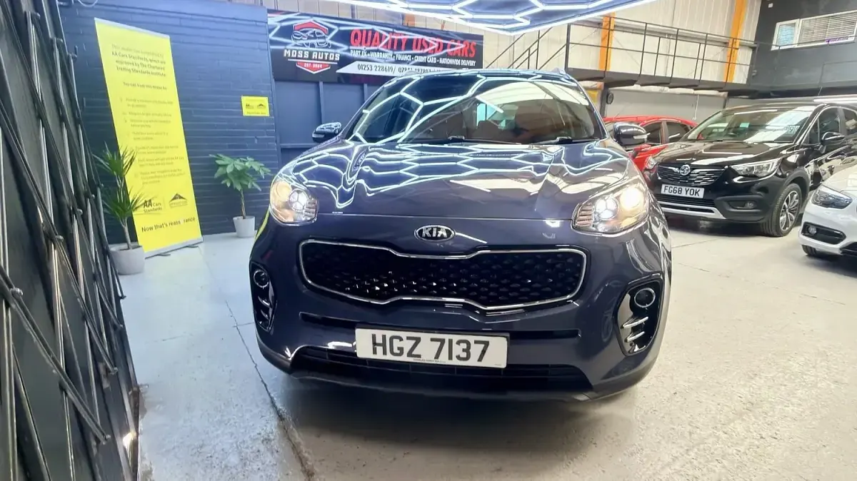 Used Kia Sportage 130 HP (95 kW) 2017 Blue SUV