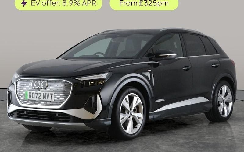 Used Audi Q4 e-tron S-Line 150 kW (204 HP) 2022 Black SUV