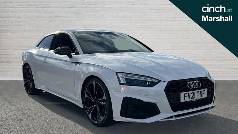 White Used 2021 Audi A5 Comfort Coupe | £22,806 (Fair price) - Image 1/4