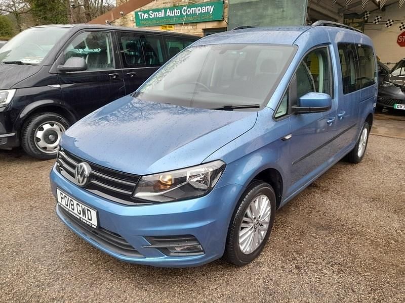 Used VW Caddy Maxi Life Life 102 HP (75 kW) 2018 Blue MPV