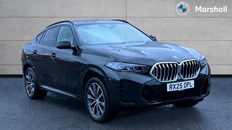 Black sapphire Used 2025 BMW X6 M Sport SUV | £63,974 (Fair price) - Image 1/4