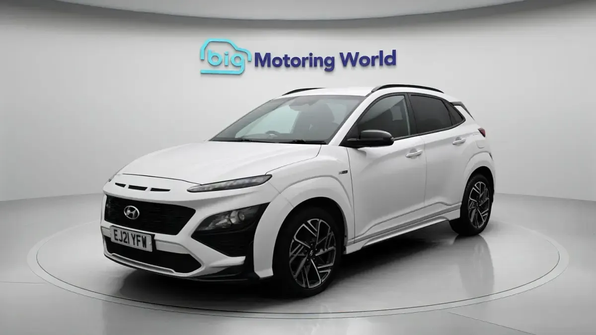 Gebraucht Hyundai Kona N Line 120 PS (88 kW) 2021 Weiß SUV