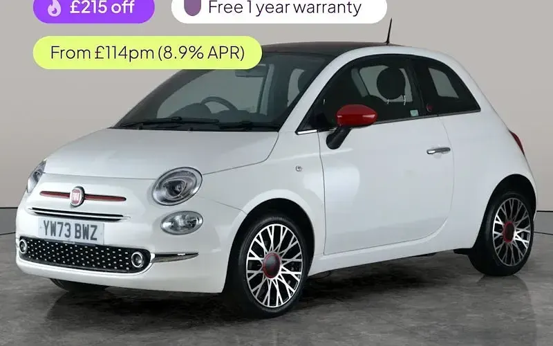 Used Fiat 500 Red 70 HP (51 kW) 2022 Hatchback