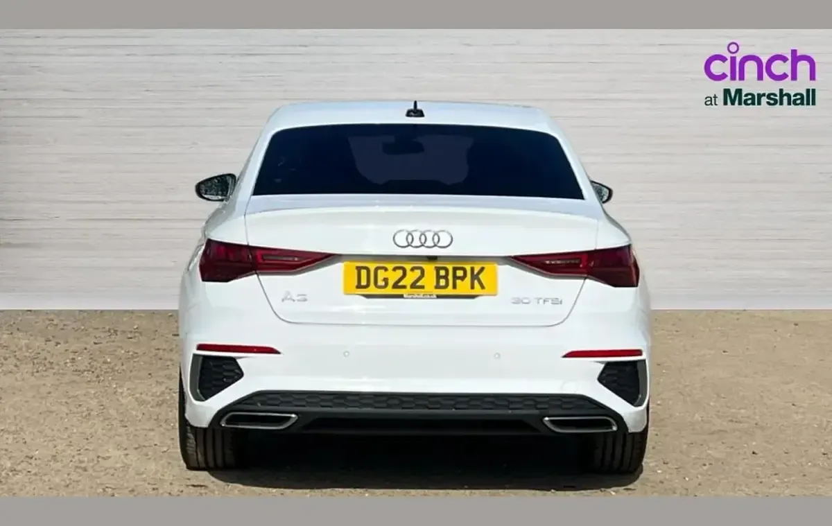 Used Audi A3 S-Line 110 HP (80 kW) 2022 White Sedan