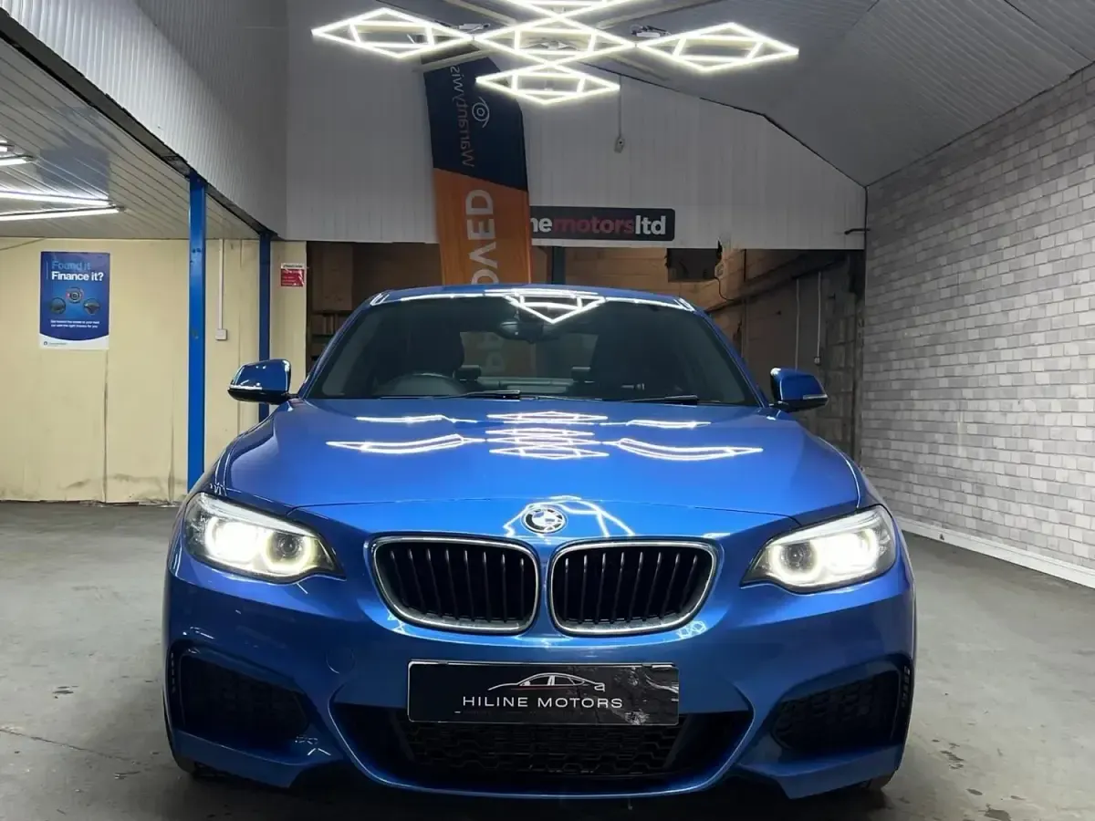 Begagnad BMW 218 M Sport 2021 Blå Sportkupé