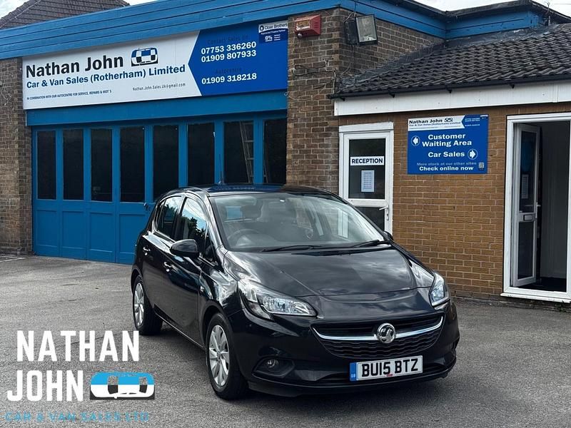 Black Used 2015 Vauxhall Corsa Design Edition Hatchback | £3,695 (Good price) - Image 1/4