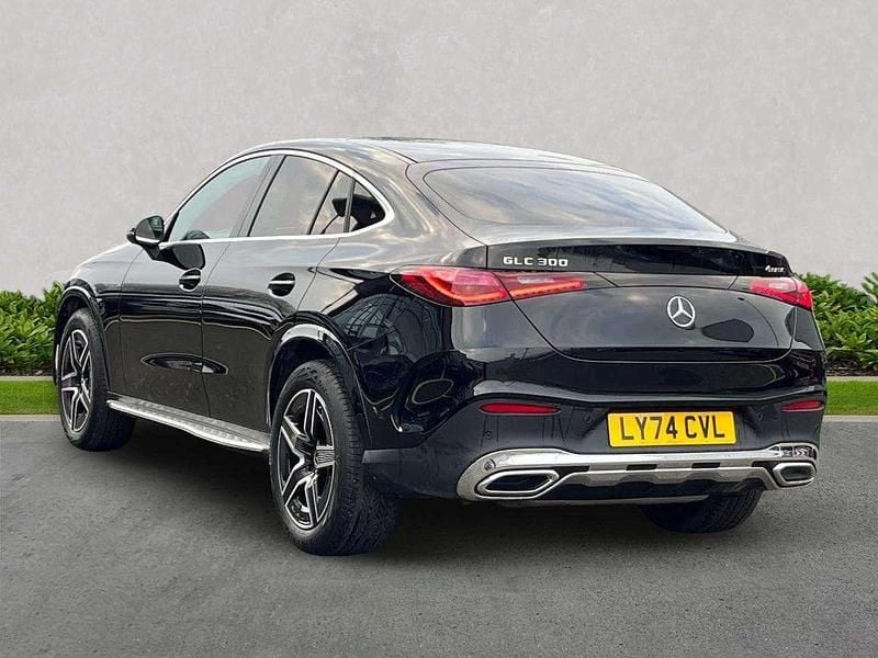 Used Mercedes GLC300e AMG line 2024 Black Coupe