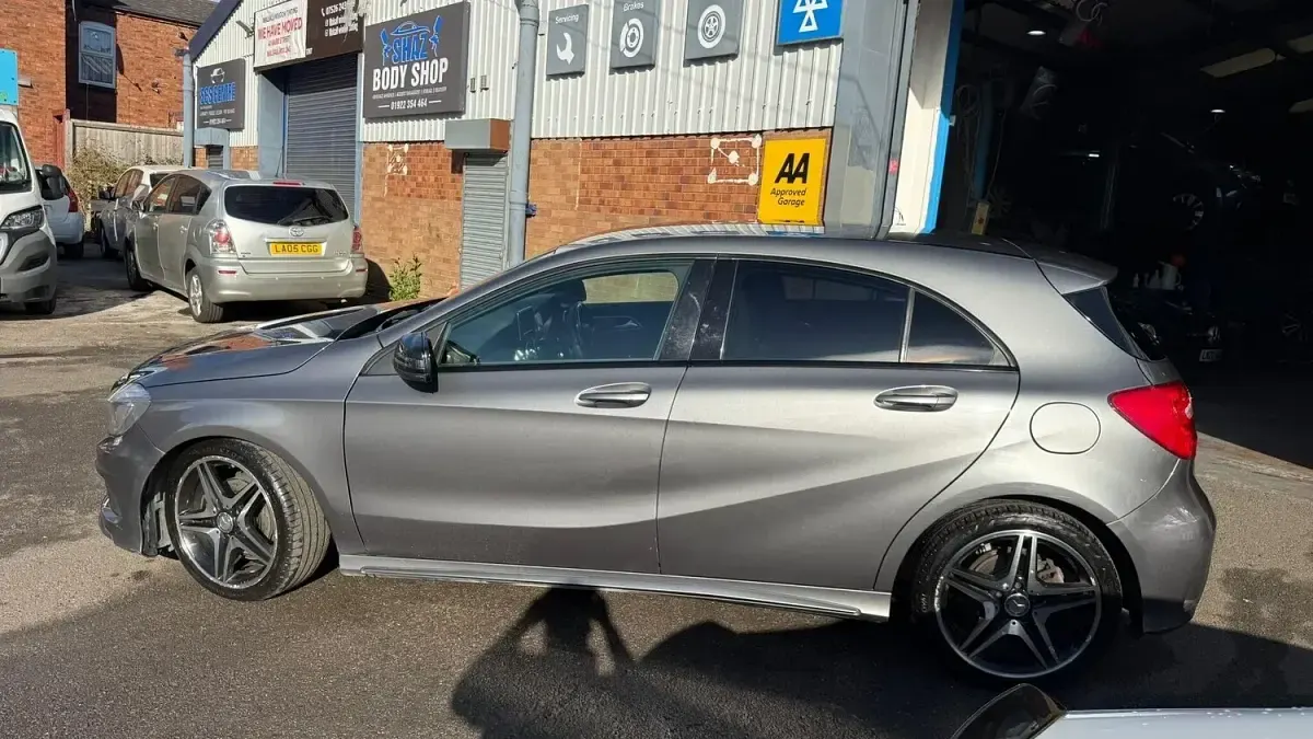 Used Mercedes A200 AMG 134 HP (98 kW) 2015 Grey Hatchback