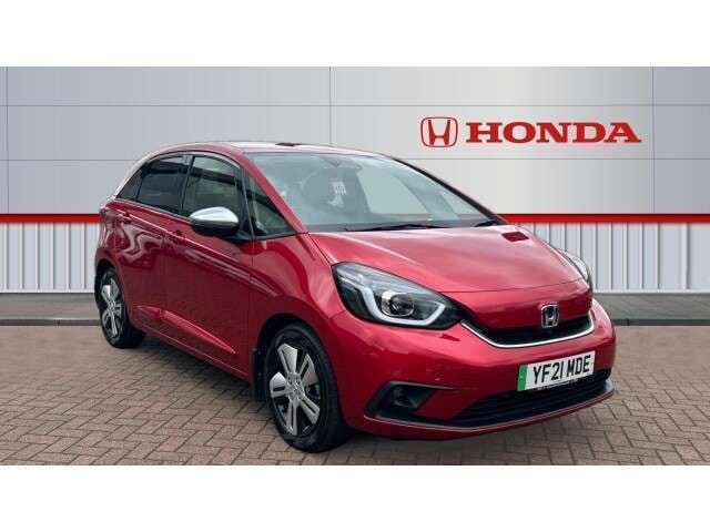 Red Used 2021 Honda Jazz Hybrid Hatchback | £14,800 (Fair price) - Image 1/4