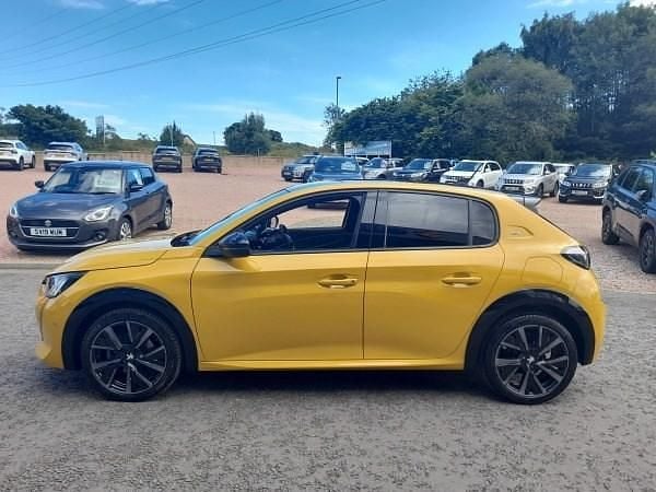 Used Peugeot 208 Premium 2022 Yellow Hatchback