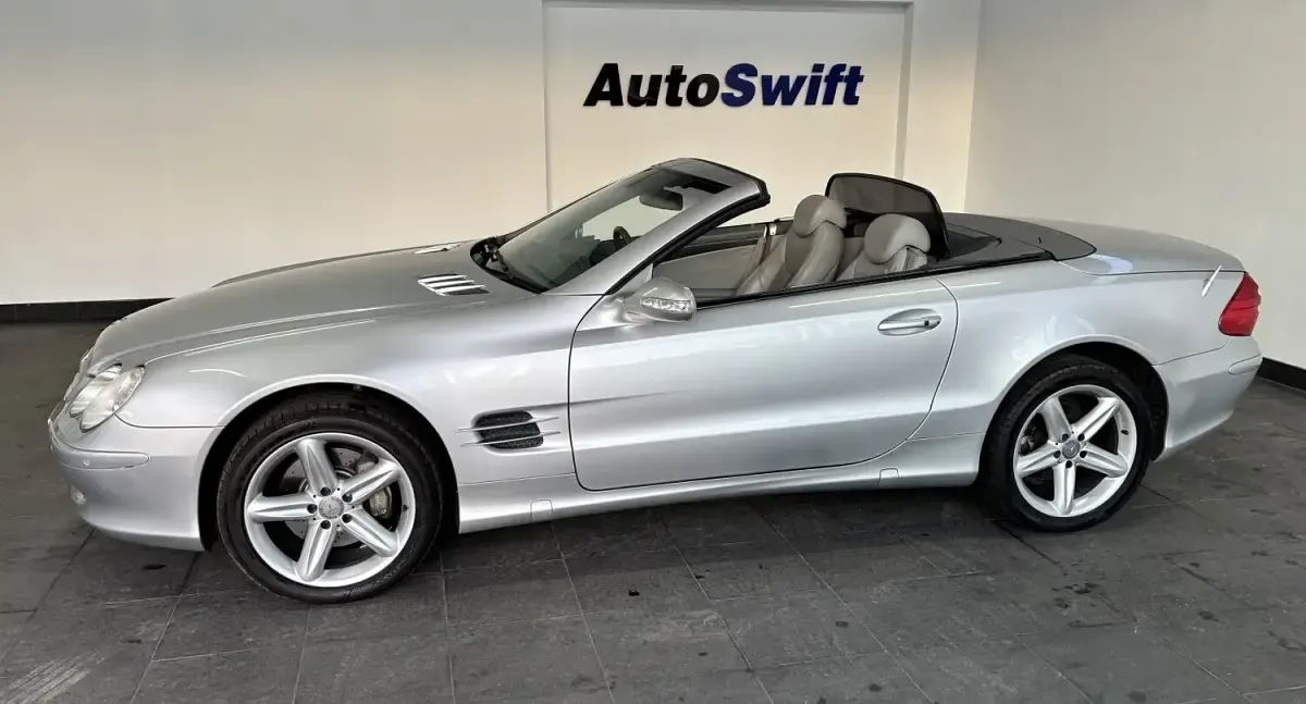 Used Mercedes SL500 2003 Silver Cabriolet