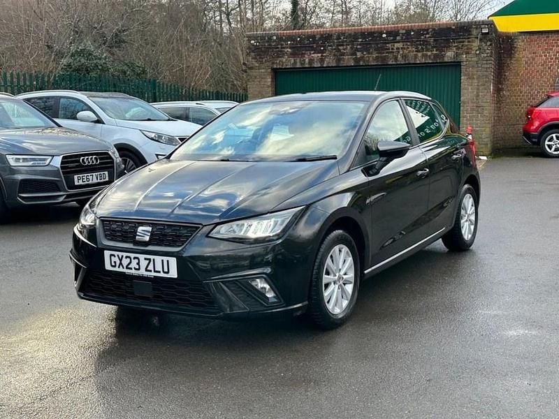 Used Seat Ibiza SE 95 HP (69 kW) 2023 Black Hatchback