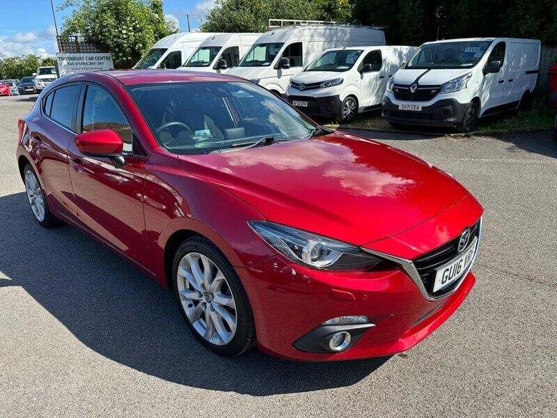 Red Used 2016 Mazda 3 Inclusive Hatchback | £12,599 (A bit pricey) - Image 1/4
