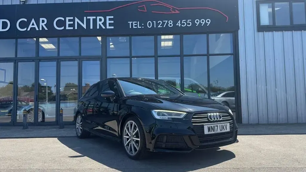 Used Audi A3 Black Edition 150 HP (110 kW) 2017 Black Hatchback