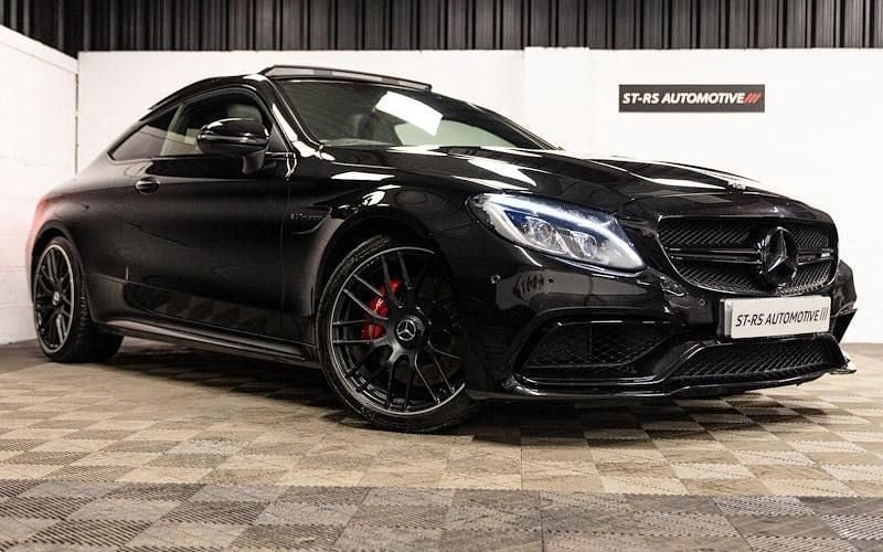Black Used 2018 Mercedes C63 AMG Premium Coupe | £33,990 (Fair price) - Image 1/4