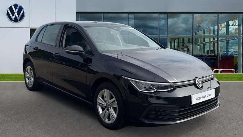 Black Used 2022 VW Golf VIII Life Hatchback | £16,610 (Good price) - Image 1/4