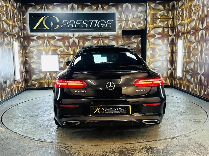 Used Mercedes E450 AMG line 367 HP (269 kW) 2019 Black Coupe