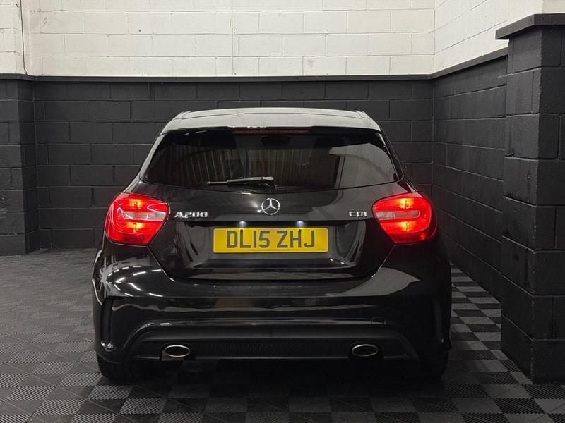 Used Mercedes A200 AMG 136 HP (100 kW) 2015 Black Hatchback