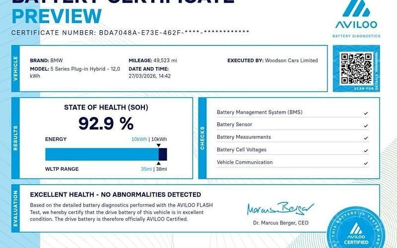 Used BMW 530e M Sport 292 HP (214 kW) 2023 Estate