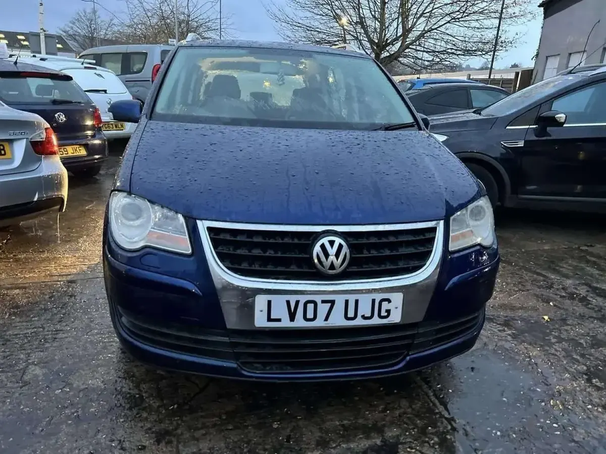 Used VW Touran SE 138 HP (101 kW) 2007 Blue MPV